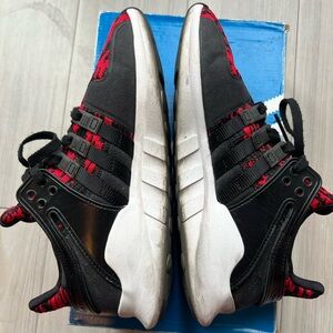 Adidas EQT Support ADV black vivid red white Junior size 6
